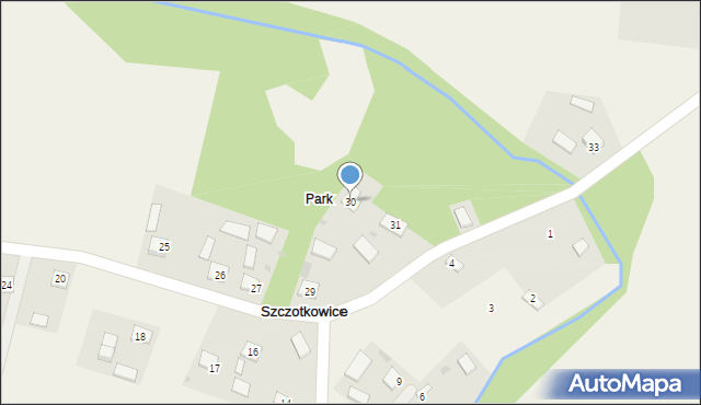 Szczotkowice, Szczotkowice, 30, mapa Szczotkowice