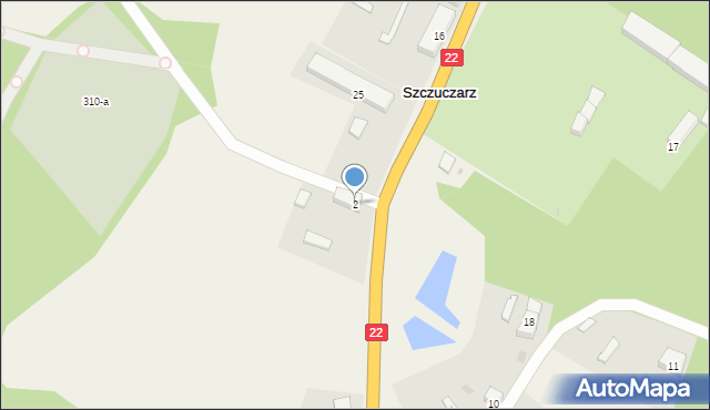 Szczuczarz, Szczuczarz, 2, mapa Szczuczarz