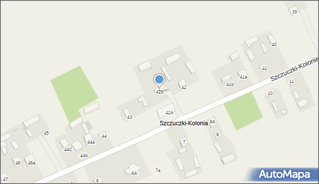 Szczuczki-Kolonia, Szczuczki-Kolonia, 42b, mapa Szczuczki-Kolonia