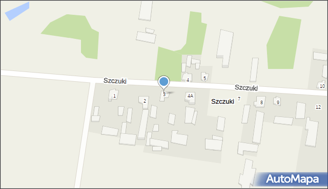 Szczuki, Szczuki, 3, mapa Szczuki