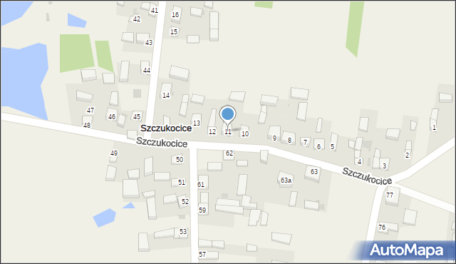 Szczukocice, Szczukocice, 11, mapa Szczukocice