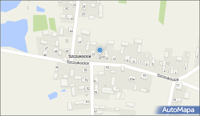 Szczukocice, Szczukocice, 12, mapa Szczukocice