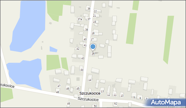 Szczukocice, Szczukocice, 15, mapa Szczukocice