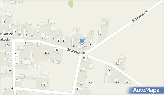 Szczukocice, Szczukocice, 3, mapa Szczukocice