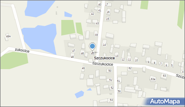 Szczukocice, Szczukocice, 45, mapa Szczukocice