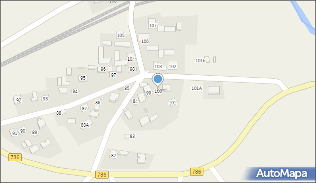 Szczukowice, Szczukowice, 100, mapa Szczukowice