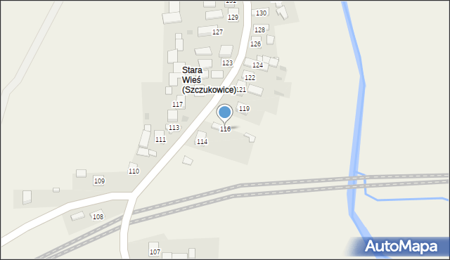 Szczukowice, Szczukowice, 116, mapa Szczukowice