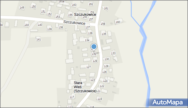 Szczukowice, Szczukowice, 131, mapa Szczukowice