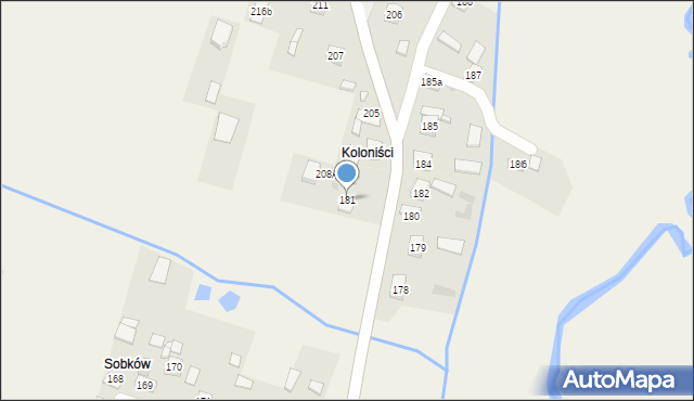 Szczukowice, Szczukowice, 181, mapa Szczukowice