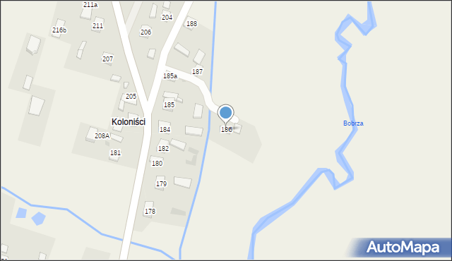 Szczukowice, Szczukowice, 186, mapa Szczukowice