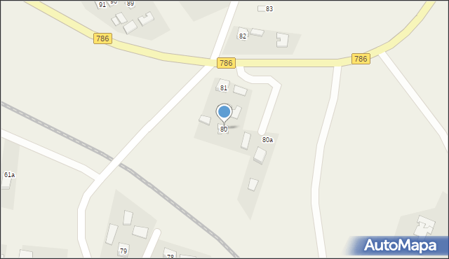 Szczukowice, Szczukowice, 80, mapa Szczukowice