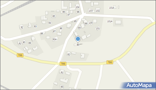 Szczukowice, Szczukowice, 83, mapa Szczukowice