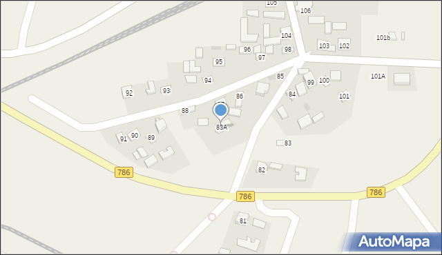 Szczukowice, Szczukowice, 83A, mapa Szczukowice