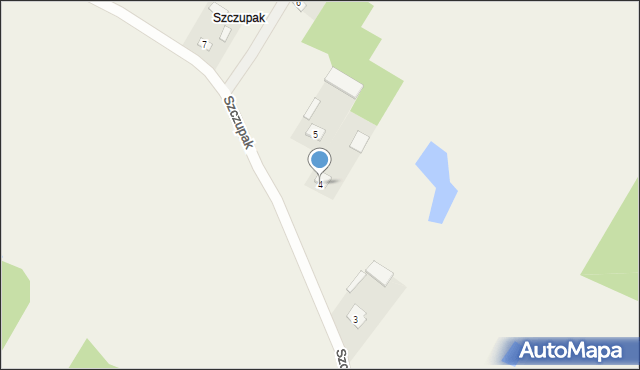 Szczupak, Szczupak, 4, mapa Szczupak