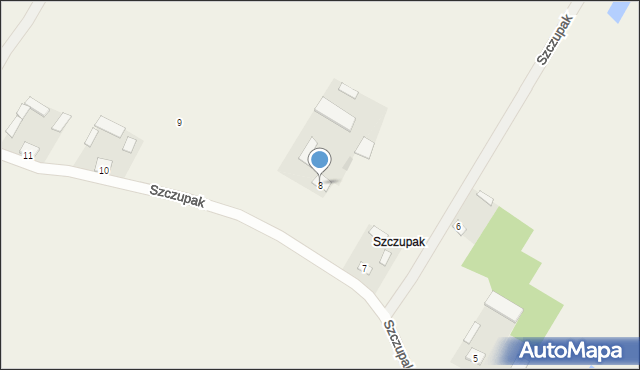 Szczupak, Szczupak, 8, mapa Szczupak