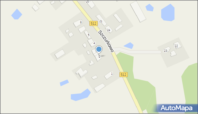 Szczurkowo, Szczurkowo, 2, mapa Szczurkowo