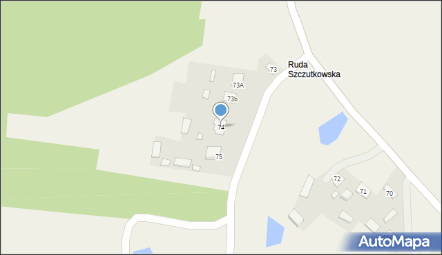 Szczutków, Szczutków, 74, mapa Szczutków