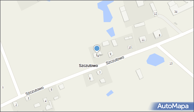 Szczutowo, Szczutowo, 7a, mapa Szczutowo