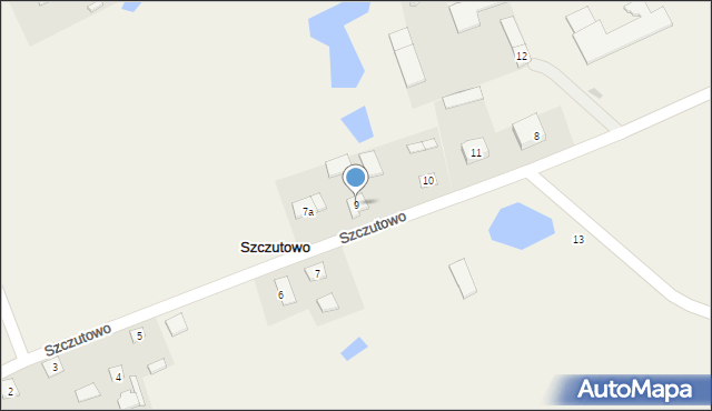 Szczutowo, Szczutowo, 9, mapa Szczutowo