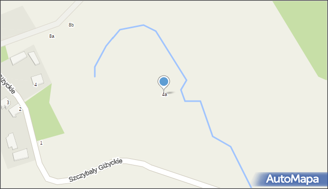 Szczybały Giżyckie, Szczybały Giżyckie, 4a, mapa Szczybały Giżyckie