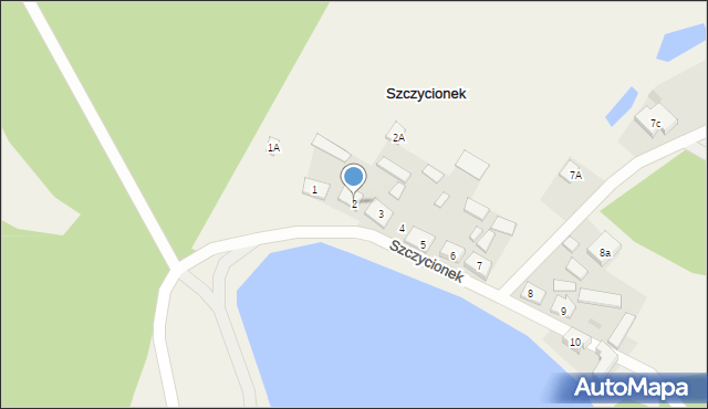 Szczycionek, Szczycionek, 2, mapa Szczycionek