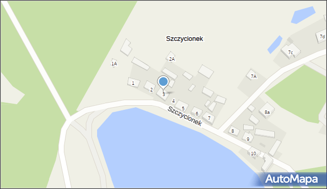 Szczycionek, Szczycionek, 3, mapa Szczycionek