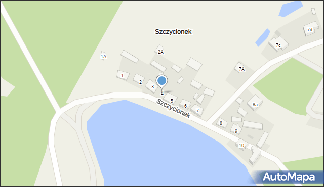 Szczycionek, Szczycionek, 4, mapa Szczycionek