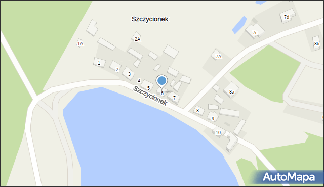 Szczycionek, Szczycionek, 6, mapa Szczycionek