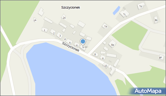 Szczycionek, Szczycionek, 7, mapa Szczycionek