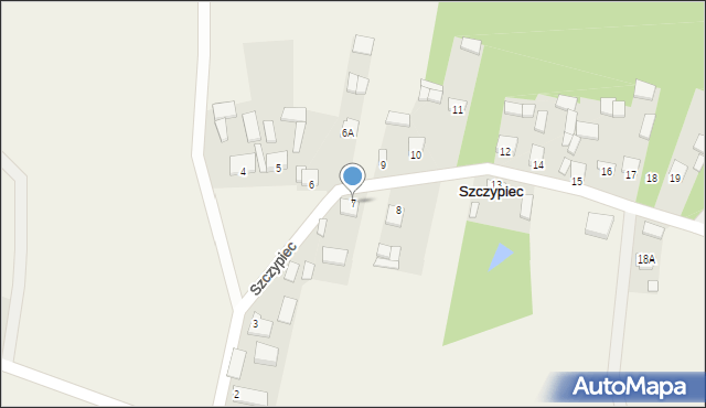 Szczypiec, Szczypiec, 7, mapa Szczypiec