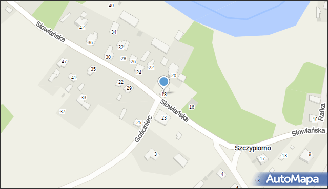 Szczypiorno, Szczypiorno, 16B, mapa Szczypiorno