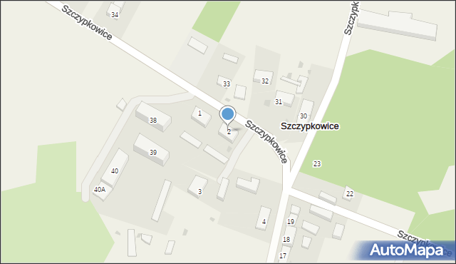 Szczypkowice, Szczypkowice, 2, mapa Szczypkowice