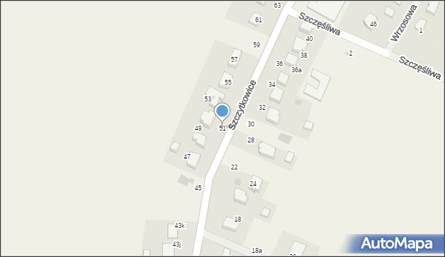 Szczytkowice, Szczytkowice, 51, mapa Szczytkowice