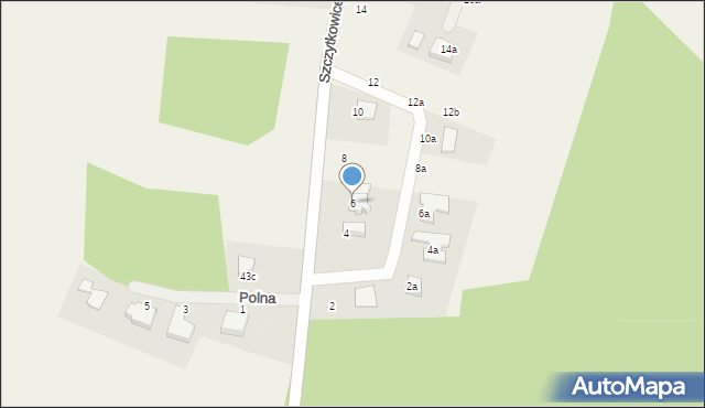 Szczytkowice, Szczytkowice, 6, mapa Szczytkowice