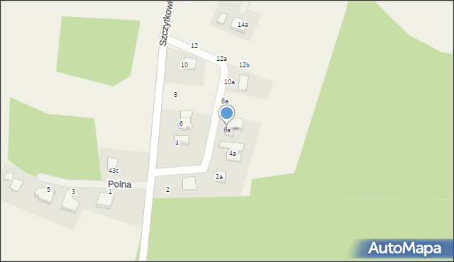 Szczytkowice, Szczytkowice, 6a, mapa Szczytkowice