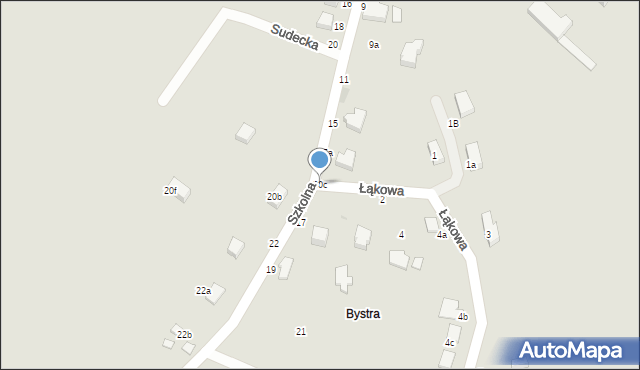 Szczytna, Szkolna, 20c, mapa Szczytna