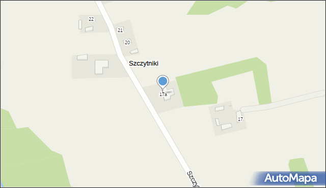 Szczytniki, Szczytniki, 17a, mapa Szczytniki