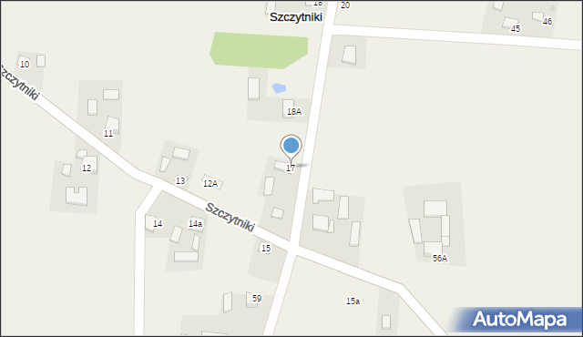 Szczytniki, Szczytniki, 17, mapa Szczytniki