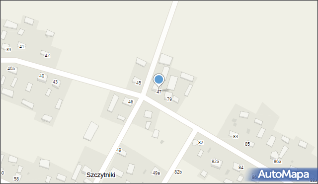 Szczytniki, Szczytniki, 47, mapa Szczytniki