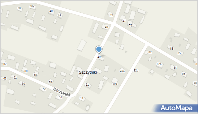 Szczytniki, Szczytniki, 49, mapa Szczytniki