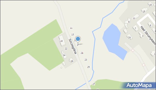 Szczytniki, Szczególna, 17, mapa Szczytniki