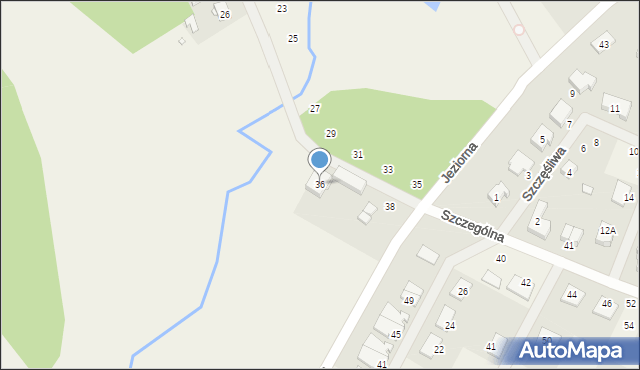 Szczytniki, Szczególna, 36, mapa Szczytniki