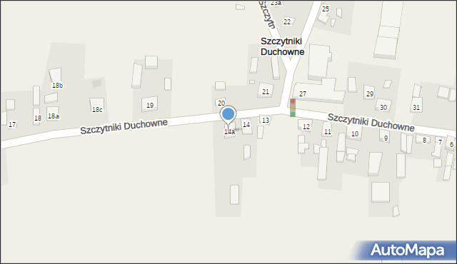 Szczytniki Duchowne, Szczytniki Duchowne, 14a, mapa Szczytniki Duchowne