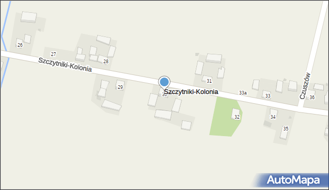 Szczytniki-Kolonia, Szczytniki-Kolonia, 30, mapa Szczytniki-Kolonia