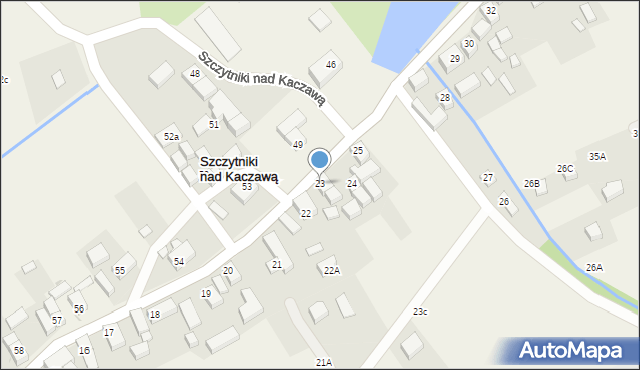 Szczytniki nad Kaczawą, Szczytniki nad Kaczawą, 23, mapa Szczytniki nad Kaczawą