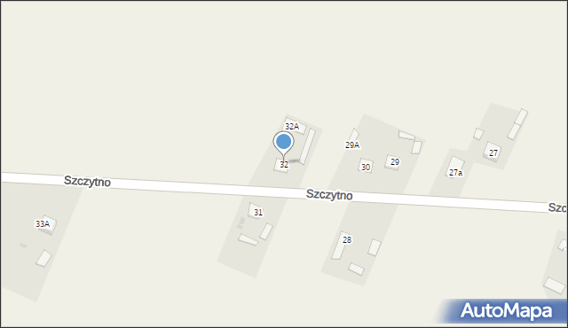 Szczytno, Szczytno, 32, mapa Szczytno