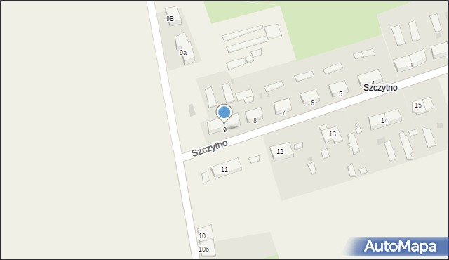 Szczytno, Szczytno, 9, mapa Szczytno