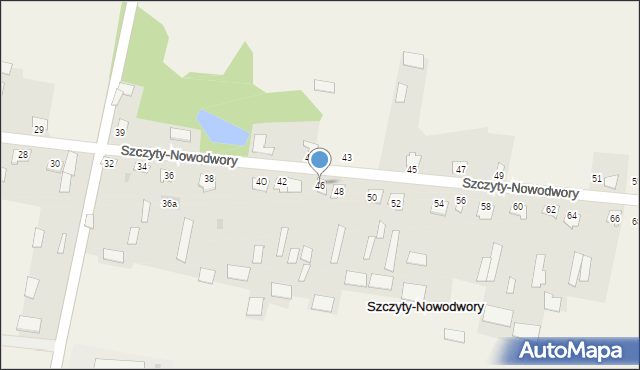 Szczyty-Nowodwory, Szczyty-Nowodwory, 46, mapa Szczyty-Nowodwory