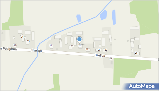 Szeliga, Szeliga, 32, mapa Szeliga