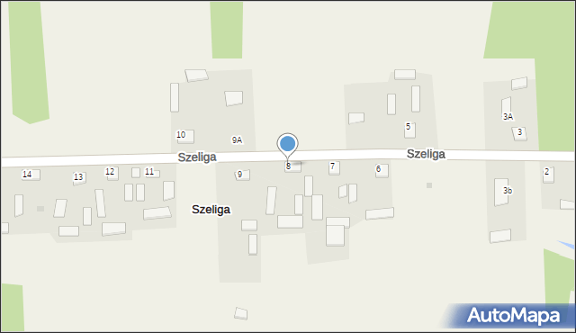 Szeliga, Szeliga, 8, mapa Szeliga